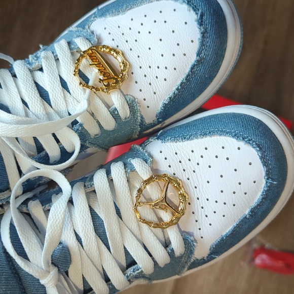 Nike Air Jordan 1 High Women's Denim - Size 7.5W/6 Men's - Picture 14 of 15